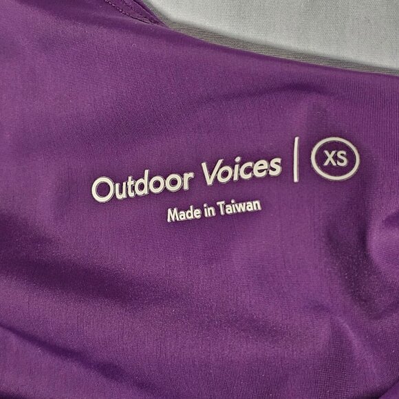 Outdoor Voice One Shoulder Lined Short Exercise Dress Women Size XS Purple Acai - Picture 5 of 15
